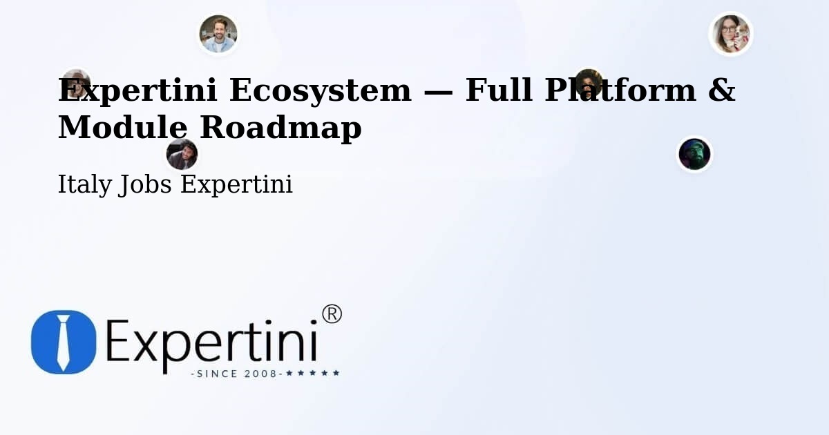 Expertini Ecosystem — Full Platform & Module Roadmap – Passaggio